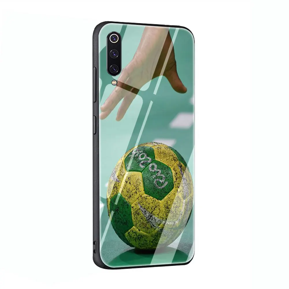 G10 Чехол из закаленного стекла Handball для Xiaomi 8 Lite A1 A2 9 Redmi Note 5 6 7 Pro 6A 4X F1 - Цвет: G10