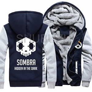 same as picture Мужская и женская куртка для игры OW Genji Roadhog Sombra Zenyatta, пальто для косплея, утепленная толстовка на молнии, толстовки - Цвет: same as picture