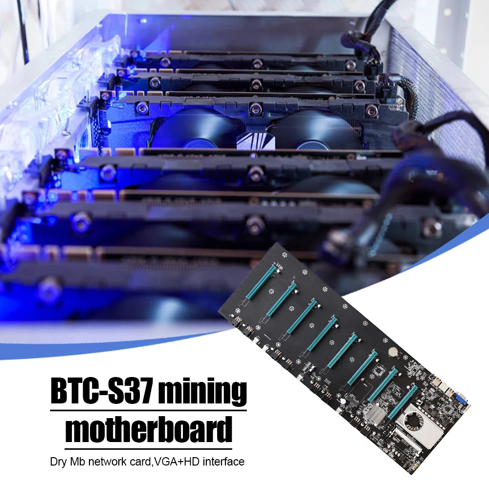 BTC-S37 Mining Rig Case 7 GPU Miner Rig