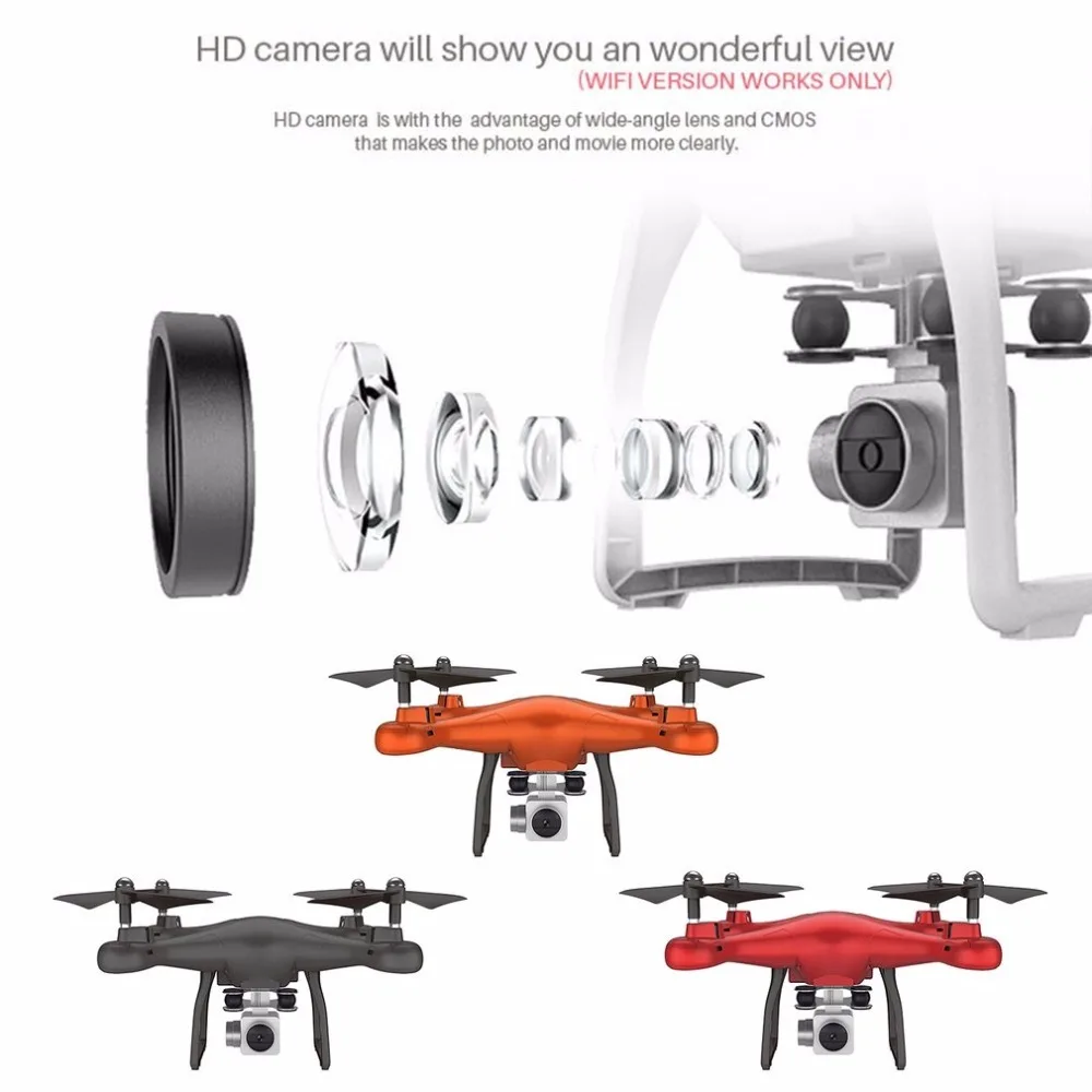 X10 2,4 ГГц, беспилотный Дрон с HD камерой FPV Безголовый режим RC пульт дистанционного управления квадрокоптером вертолет игрушечные самолеты для детей подарок