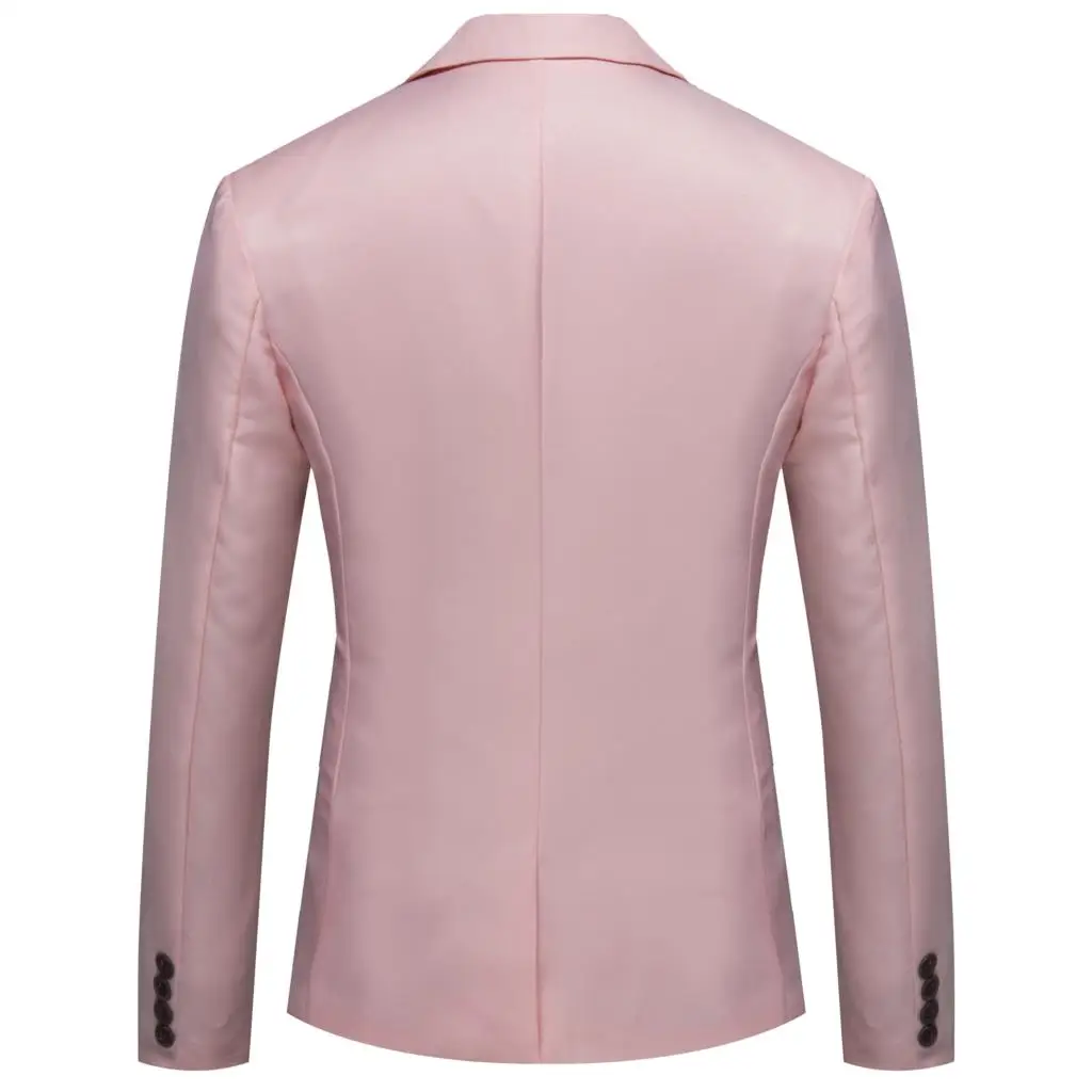 Брендовая красивая модная мужская куртка VogueBlazer осенний Тонкий костюм с длинными рукавами разных цветов блейзеры офисный пиджак делового костюма