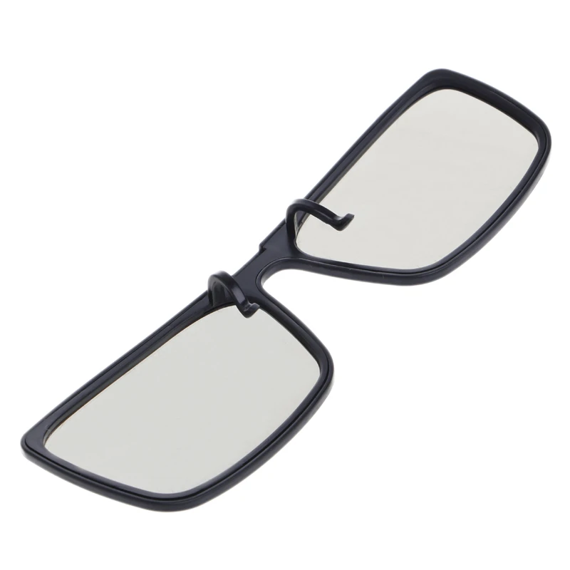 Круглые Пассивные Поляризационные 3D очки с клипсой для ТВ реального 3D кинотеатра 0,22 мм