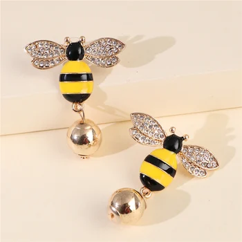 

FASHIONSNOOPS Women Hyperbole Pendant Earrings Vintage Drop Dangle Earrings Bee Women Jewelry Wholesale
