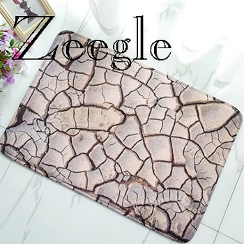 

Zeegle 3D Creative Printed Welcome Entrance Door Mat Home Dustproof Floor Mat Flannel Water Absorbent and Antiskid Bath Mat Rugs