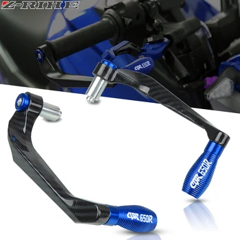 

Motorcycle 7/8"22mm CNC Handlebar Grips Guard Brake Clutch Levers Guard Protector For Honda CBR 650R 2019-2020 With LOGO CBR650R