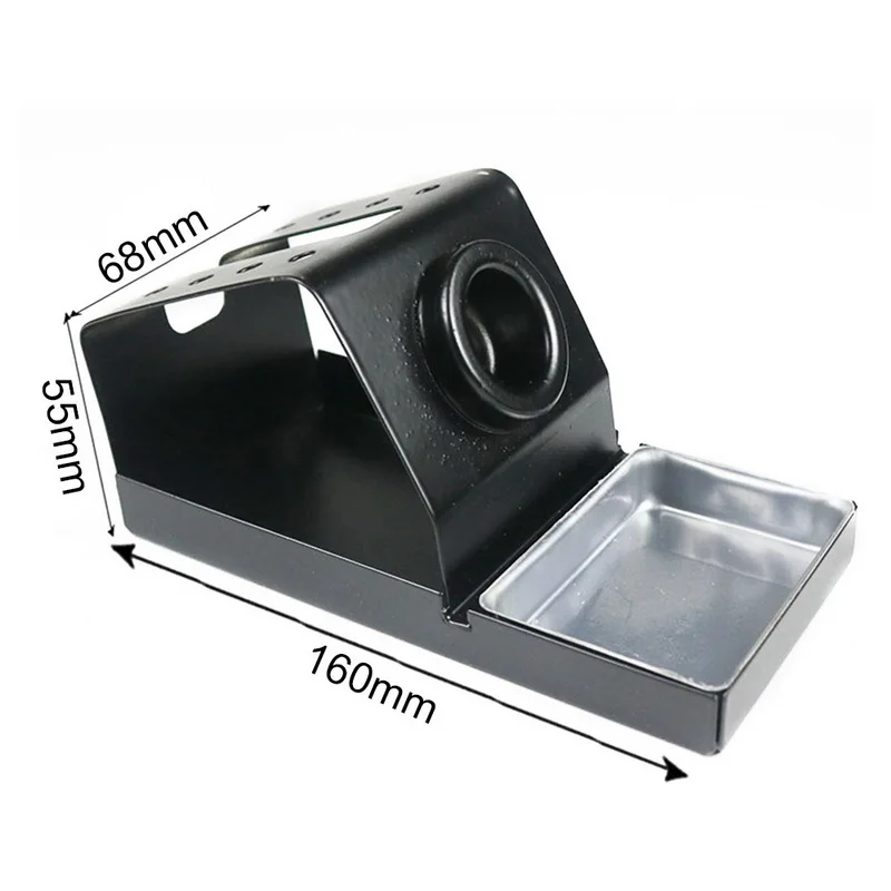 New T12 Soldering Iron Station Stand Stable Welding Solder Iron Tips Holder with Insulation Pad Brass Wire Ball Tip Cleaner