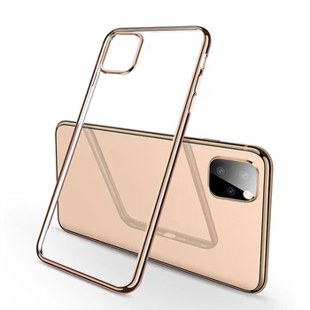 

iphone mobile phone case creative plating tpu material non-toxic non-pollution non-odor transparent silicone protective cover