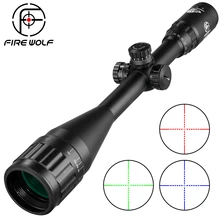 FIRE WOLF 6 24x50AOE охотничья тактическая оптика Крест Красный