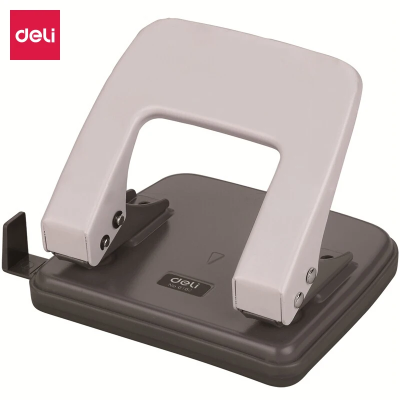 Deli 6mm Diameter Can Use 20 Pages Two Hole Puncher Paper Punch