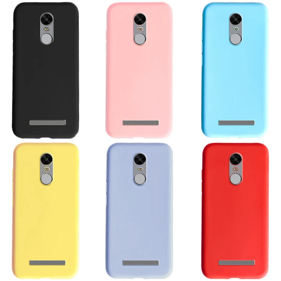 Чехол накладка для Xiaomi Redmi Note 3 Pro однотонный Мягкий силиконовый чехол 150 мм из ТПУ