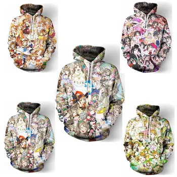 

Anime LoveLive! Kousaka Honoka Hoodie Minami Kotori Sonoda Umi Tojo Nozomi Ayase Eli 3D printed kawaii sweatshirt coat Cosplay