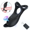 Remote Control Penis Ring Vibrator for Adult Sucking Licking Clitoris Stimulator Cock Ring Enlargement Sex Toy for Man & Couples 1