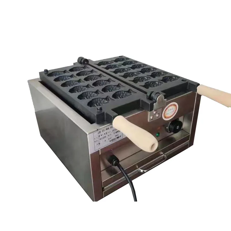 Коммерческая маленькая машинка Taiyaki мини-машинка для приготовления вафель в