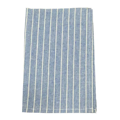 Dark Blue 2 шт./компл. льняные салфетки для сервировки стола 40*60 см минималистичные не-салфетки с принтом хлопок простые полосы салфетки - Цвет: Dark Blue