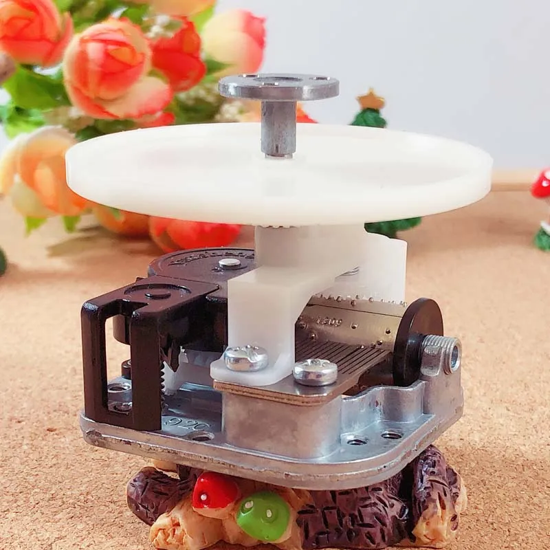 Music Box DIY Mechanism Rotating Shaft Plate Contrary Direction Christmas Gifts Unusual