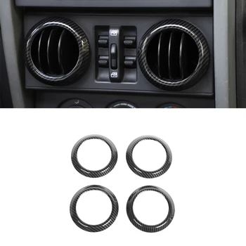 

Air Conditioning Vent Outlet Cover Decoration for Jeep Wrangler JK 2007 2008 2009 2010 Car Interior Accessories Car Styling 4pcs