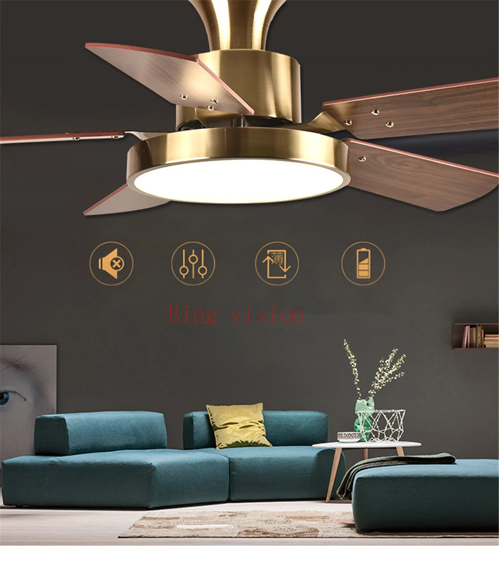 Modern Nordic Led Ceiling Fans With Lights Bedroom Home Ceiling