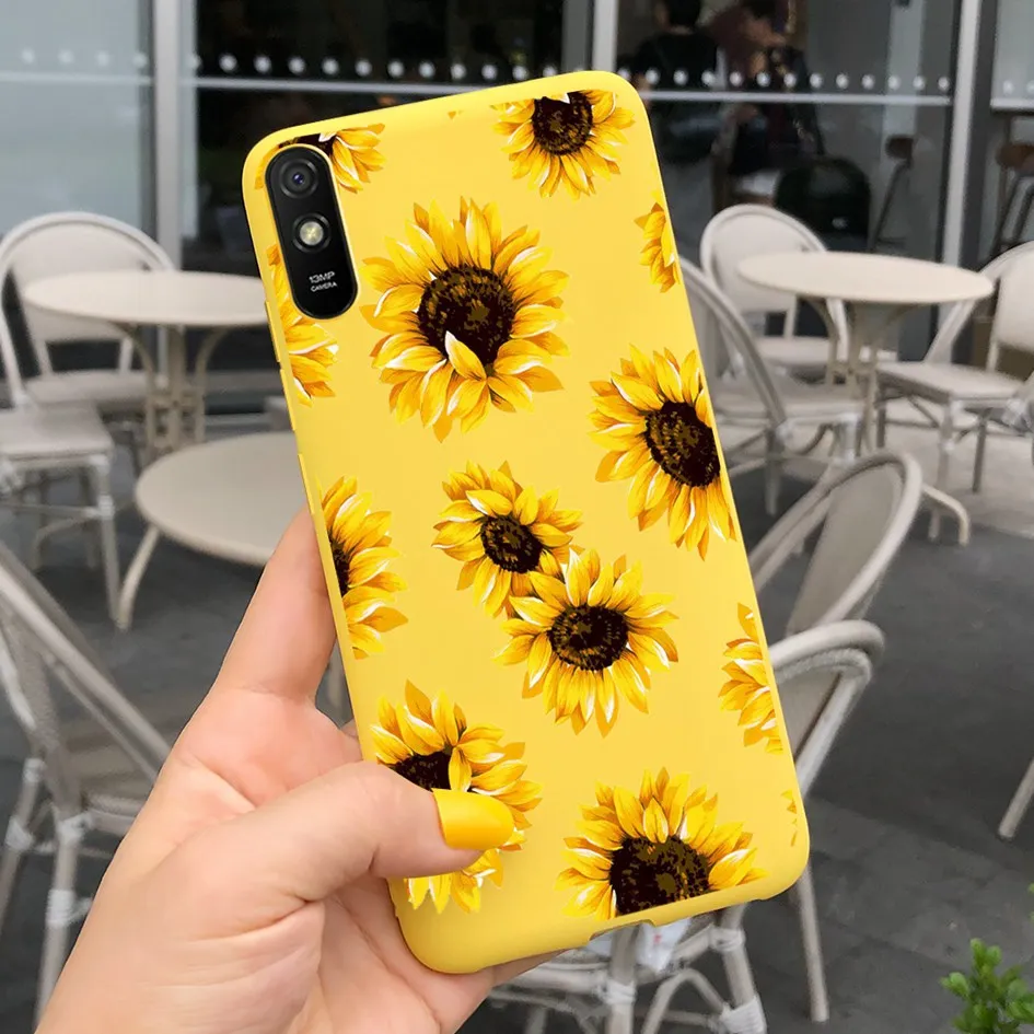 Dành Cho Xiaomi Redmi Note 9 7 8 Pro 6 5 Plus 5A 6A Ốp Lưng TPU Mềm Hoa Họa Tiết Hoạt Hình Dễ Thương Bao trên Redmi Note8 8A Note 6 7A 9A 9 Pro Ốp Lưng xiaomi leather case cosmos blue