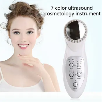 

7 Color Light Ultrasonic Beauty Instrument Skin Rejuvenation Instrument Facial Cleaning Instrument Led Beauty Instrument