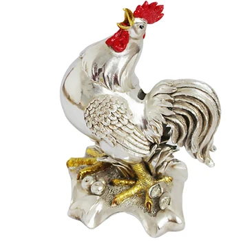 

1pc Large Home Decor Decoration Maison Capacity Jar Chicken Saving Pot Resin Art Coin Bank Creative Money Pot For Kids Silver