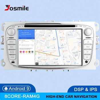 

IPS DSP 8 Core 4G 64G 2 din Android 9 Car Radio For Ford Focus 2 3 mk2 Mondeo 4 Kuga Fiesta Transit ConnectS-MAXC-MAX Multimedia