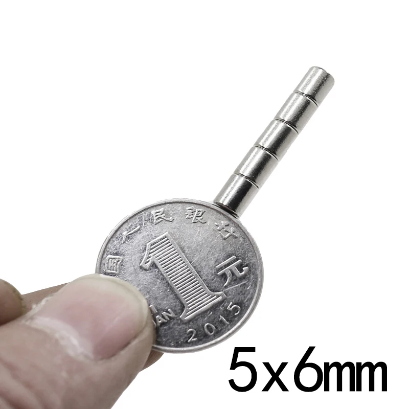 20/50/100/200/300PCS Neodymium 5x6 Magnet Super Strong 5mmx6mm Powerful Magnets 5x6mm Permanent Small Round 5*6 mm |