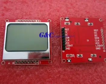 

10PCS 84*48 LCD Module White backlight adapter pcb 5110 NEW diy electronics