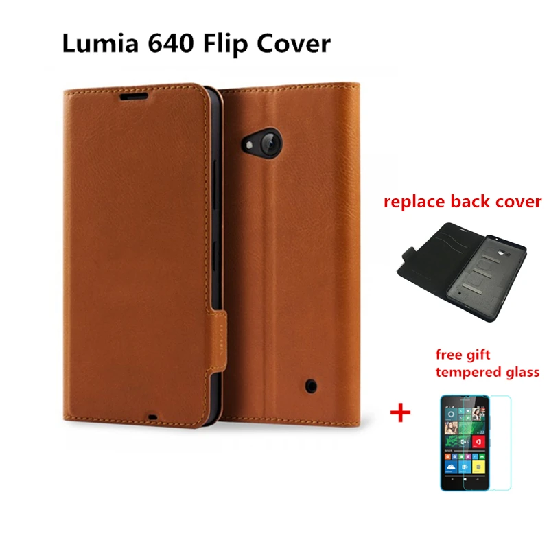

Genuine MOZO Wallet PU Leather Case for Microsoft lumia 640 Cases Battery Flip Cover for Nokia lumia 640 Back Cover Spare Parts