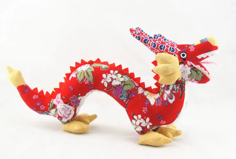 Ant mascot Auspicious pattern embroidered dragon Doll long Pillow stickers ball Gift Plush Animals | Игрушки и хобби