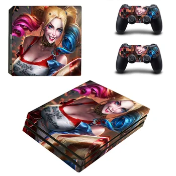 

Harley Quinn Style Skin Sticker for PS4 Pro Console And Controllers Decal Vinyl Skins Cover Style 0117