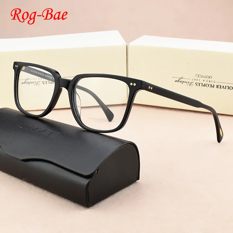 Высокое качество близорукость Винтаж квадратная рамка для очков Для женщин компьютер для чтения рецептурная оптика очки Для мужчин очки ретро OV5316