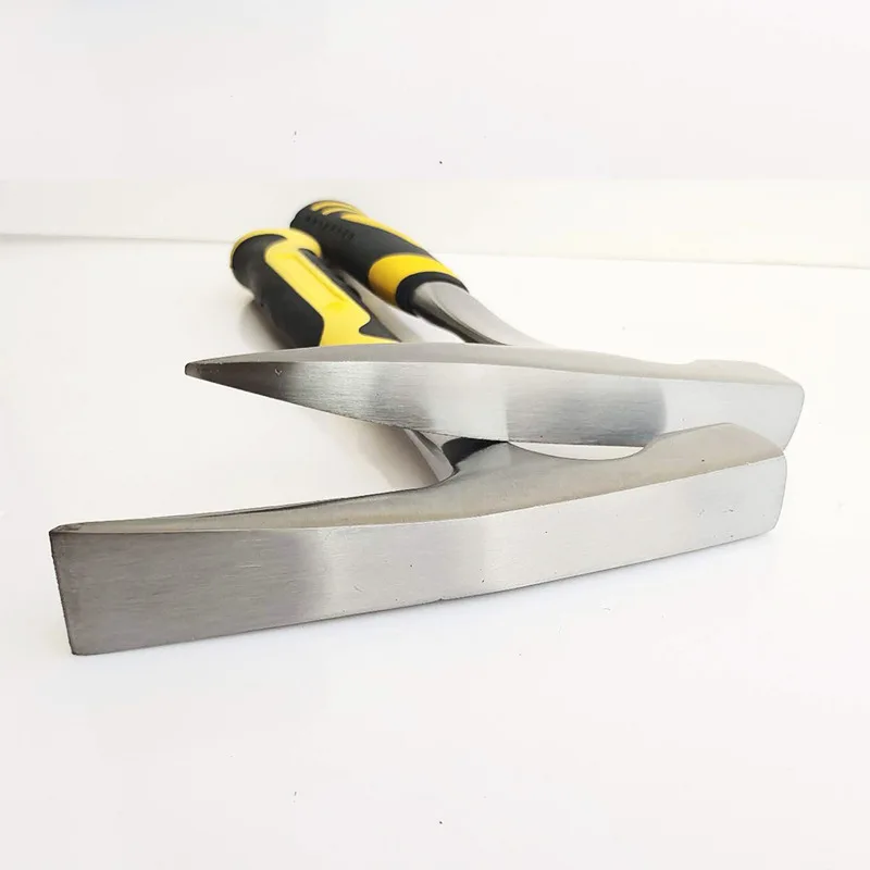 Siamese Mason Hammering Geological Geological Exploration Archaeological Hammer Plastic-coated Life-saving Blasting Hammer