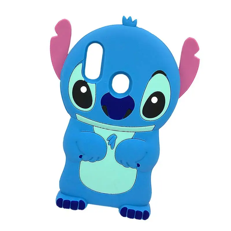 Cute 3D Stitch Case For Huawei Y7 Y6 Y5 Prime 2018 Mate 10 P20 Lite Silicone Shockproof Cover Honor 9 8 8X 7C 7A Pro |