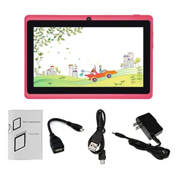 

PINK 7 Inch HD Screen Android Quad-core Tablet PC 512MB+4GB/512MB+8GB/1GB+8GB/1GB+16GB 2.0MP Camera Support TF Card