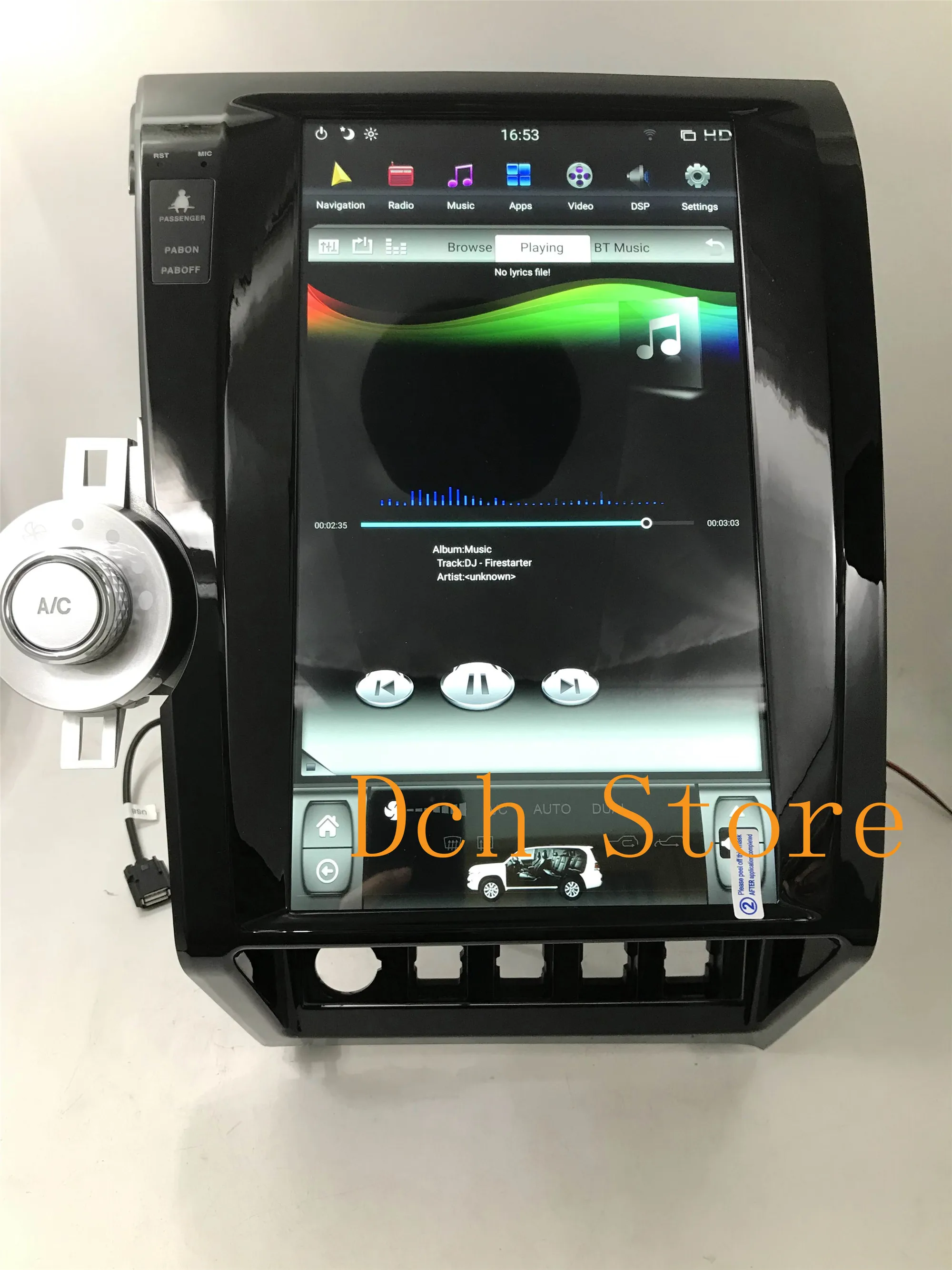 13 6 дюймовый вертикальный экран tesla style Android 9 0 автомобильный DVD плеер GPS для toyota tundra