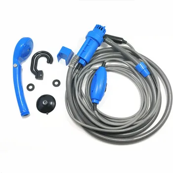 

Portable Car Washer DC 12V Camping Shower Car Shower Washer Set Electric Pump Sprayer For Outdoor Camping Travel Pet Man Shower