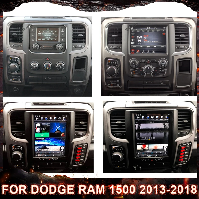 

4+128GB Installation video provided For Dodge RAM 1500 2013 2014 2015 2016 2017 2018 Unit Car Multimedia Player GPS Radio Stereo