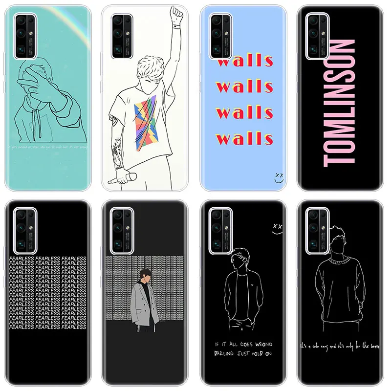 Чехол Louis Tomlinson One Direction для Huawei Honor 10X Lite 10i 20i 20E 20S 30S 30i 30 Pro Plus 9C 9X мягкий чехол |