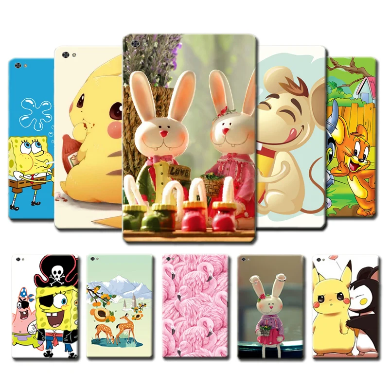 Painted tablet Case For Lenovo Tab 4 tab4 8 Plus Case Soft Silicone TPU Back Cover For Lenovo Tab 3 tab3 7.0 Essential 710L 710F