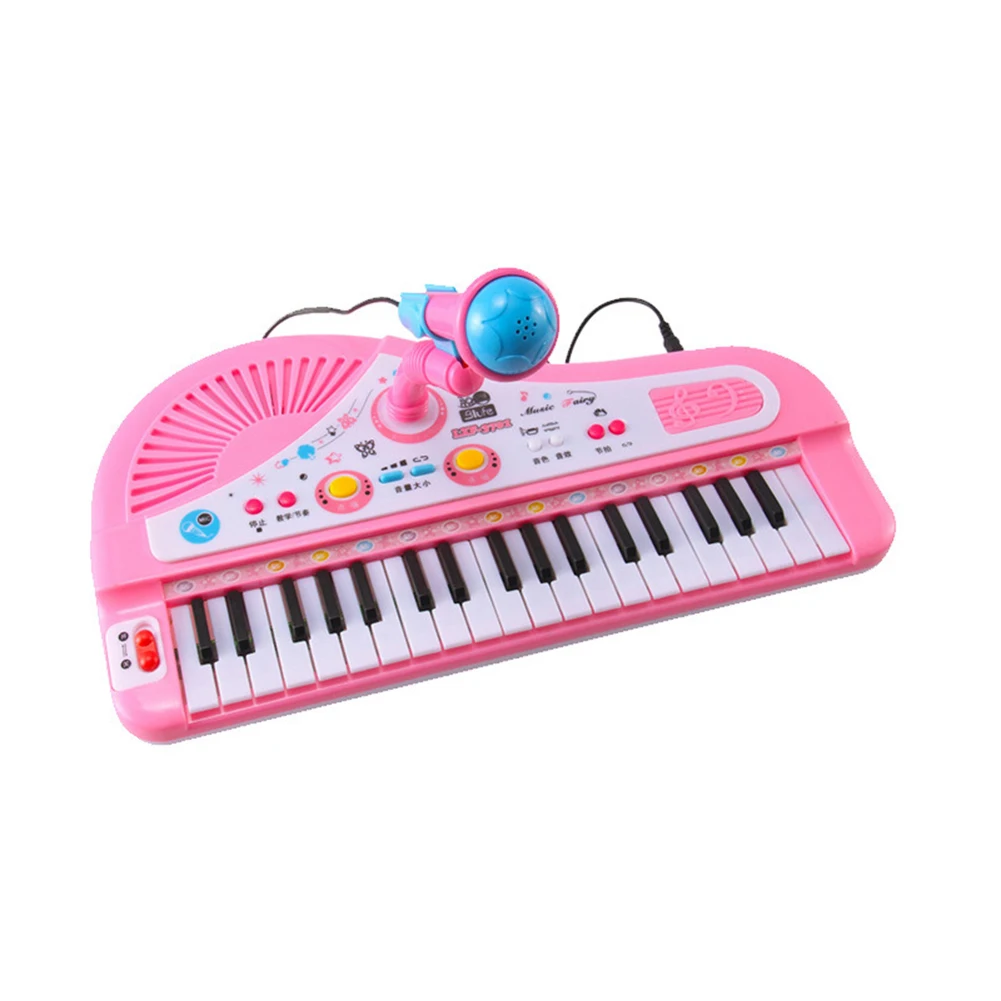 37 Keys Music Electronic Piano Kids Keyboard Boys Girls Gift Fingers Playing Educational Baby Toys