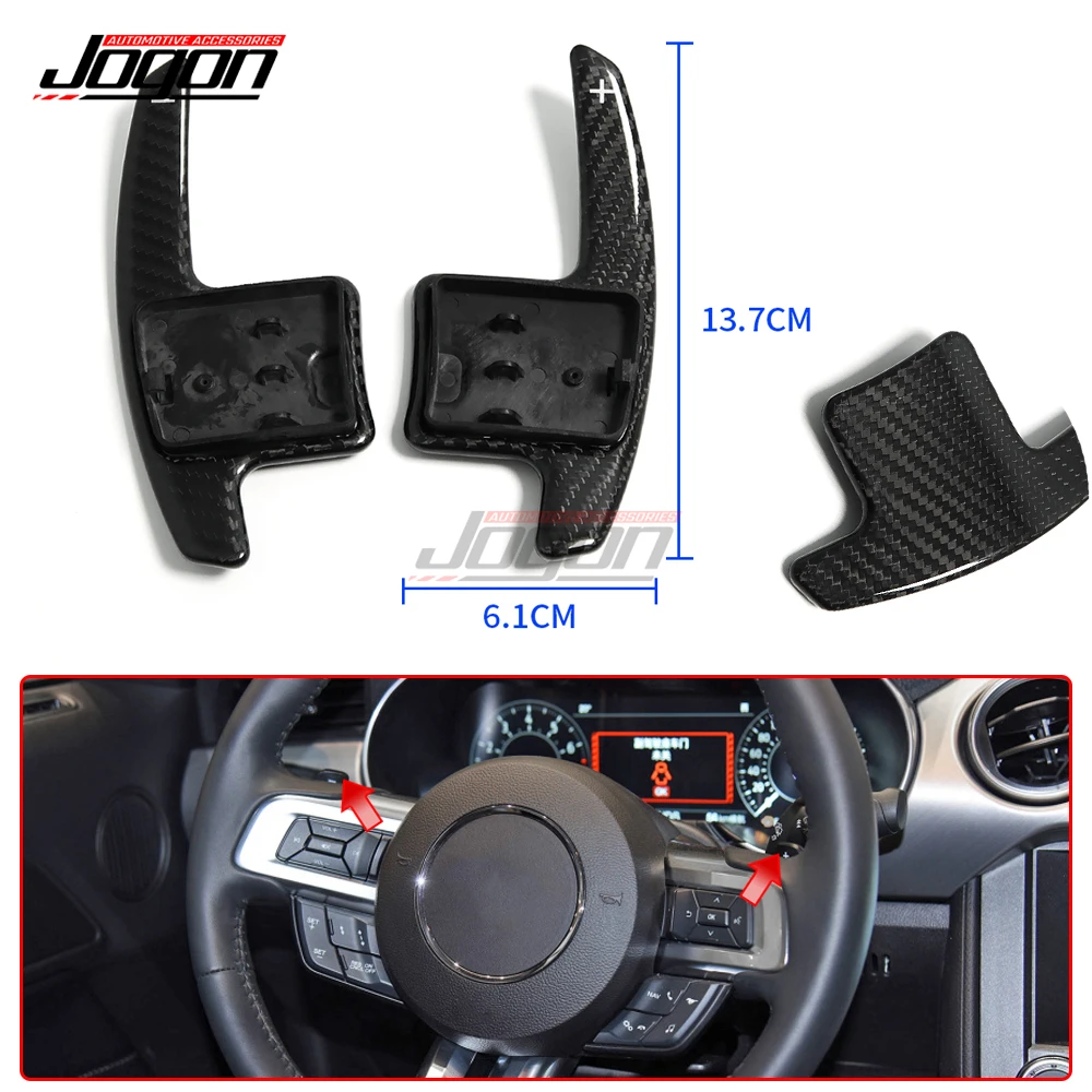 

Сменные черные лопатки для Ford Mustang 2015 2016 2017 2018 2019- 2021