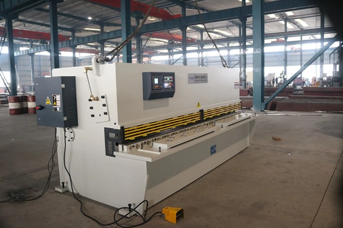 Высокое качество cnc гидравлический режущий станок для резки листового металла