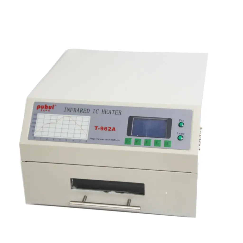 PUHUI Reflow Oven Reflow Soldering Machine T962A SMD BGA Infrared IC Heater