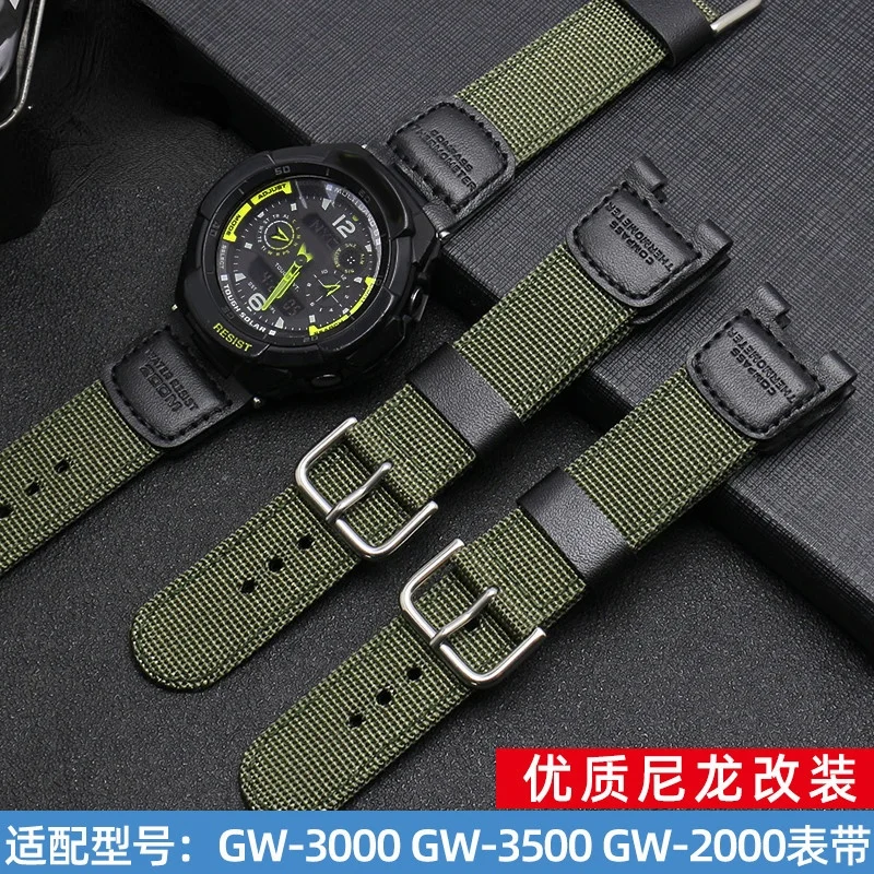 For Casio G-shock Series Watch Strap Gw-3500 3000 2000 2500 Modified Sports  Nylon Watchband 24mm - Watchbands - AliExpress