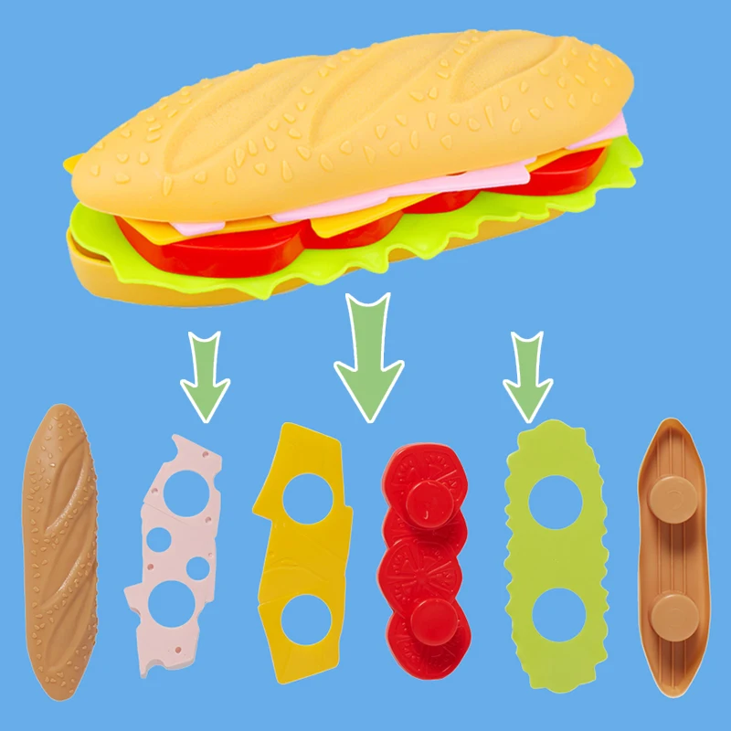 Simulazione Pizza taglio giocattolo finta gioca Pizza Set Fast Food cucina giocattolo  per bambini regali educativi giocattoli Montessori - AliExpress