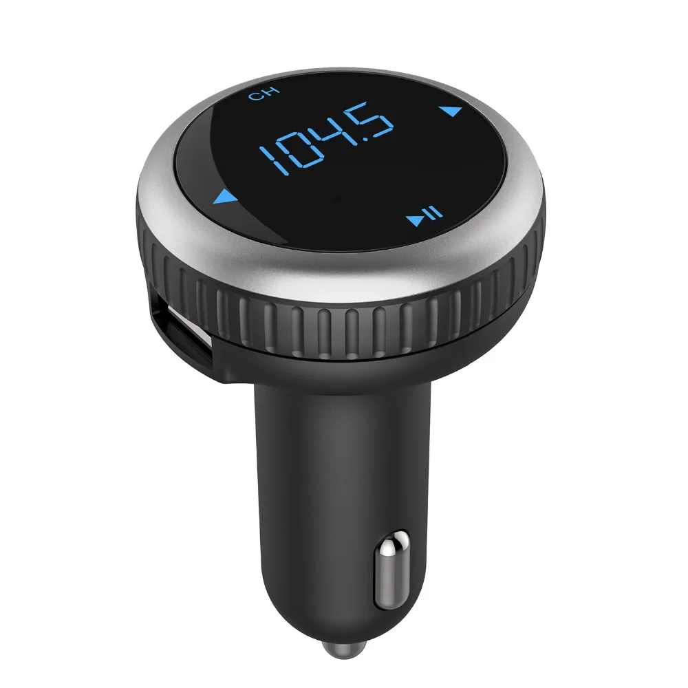 Prazata Bluetooth fm-передатчик модулятор Автомобильный авто передатчик MP3-плеер TF слот Fm USB Автомобильное зарядное устройство lcd 2.1A USB порт локатор