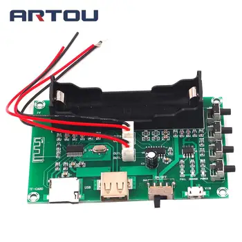 

XH-A150 lithium battery Bluetooth digital power amplifiers board 5W+5W support Android DIY small speaker rechargeable