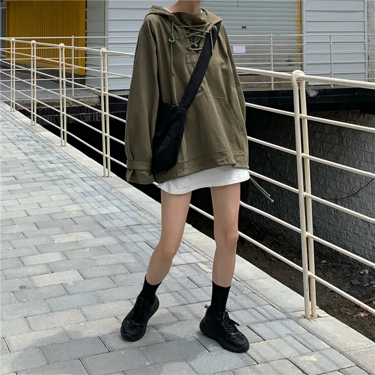 Женская толстовка, осень, harajuku, одежда для пробежек, панк, толстовка с длинным рукавом, топы с капюшоном, повседневные, для друзей, розовые, негабаритные толстовки