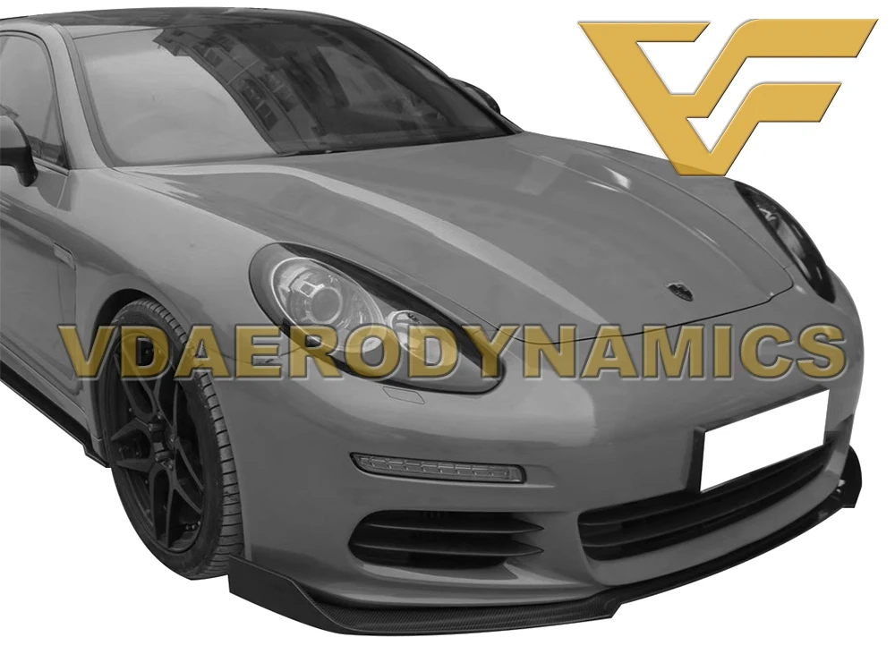 Подходит для 14-16 Porsche 970 Panamera S 4 4S Turbo S GTS VAD-F разделитель переднего бампера из углеродного волокна - Цвет: For 14-16