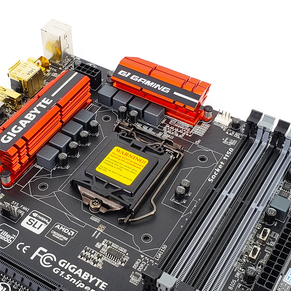 Gigabyte G1.Sniper Z97 настольная материнская плата Z97For LGA 1150 Для Core i3 i5 i7 DDR3 32G USB3.0 VGA DVI HDMI ATX используемая материнская плата